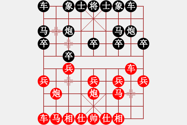 象棋棋譜圖片：山西實(shí)名聯(lián)盟 恩杰 先和 壽陽(yáng)棋虎 - 步數(shù)：10 