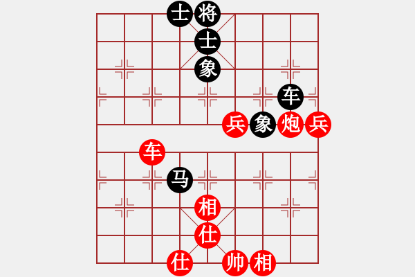 象棋棋譜圖片：女團業(yè)余組1-2.1 福建省 王雯霞 紅先勝 貴州省 何琴 - 步數(shù)：100 