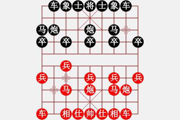 象棋棋譜圖片：許銀川先負王家瑞 - 步數(shù)：10 