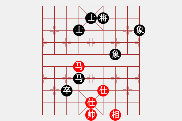 象棋棋譜圖片：B05 1 象3進(jìn)5 再馬2進(jìn)3 黑6士4進(jìn)5 紅6馬七進(jìn)六 495 - 步數(shù)：130 