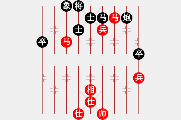 象棋棋譜圖片：彩霸周小平(5段)-勝-無名逍遙(5段) - 步數：80 