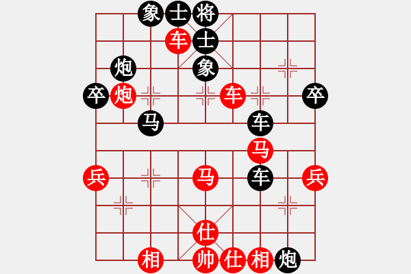 象棋棋譜圖片：2006年迪瀾杯弈天聯(lián)賽第一輪宇宙八號(4r)-勝-軍刀(5r) - 步數(shù)：50 