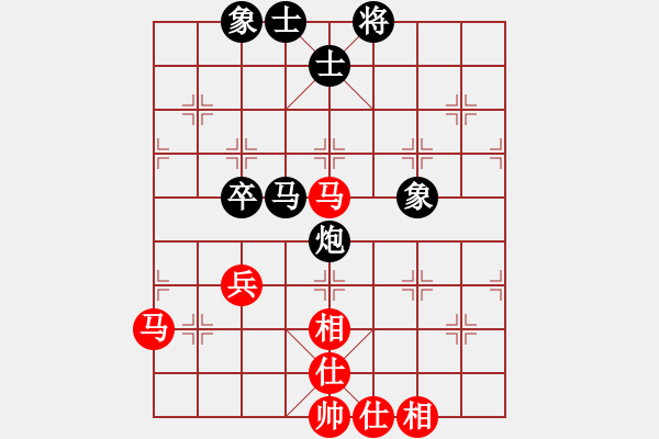 象棋棋譜圖片：nvthong(9段)-和-二流高手(8段) - 步數(shù)：77 