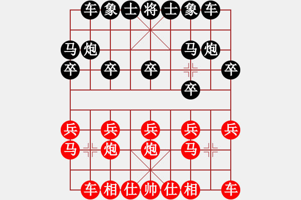 象棋棋谱图片：南国弈园(4段)-和-nganhbon(4段) - 步数：10 