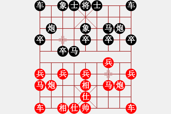 象棋棋譜圖片：天津隊(duì) 連澤特 勝 北京威凱隊(duì) 金波 - 步數(shù)：10 