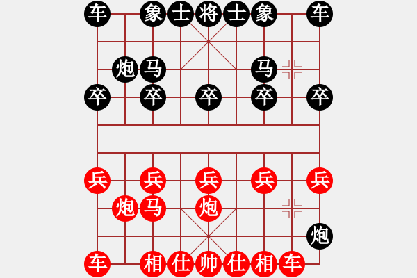 象棋棋譜圖片：1432局 A00- 不合理開局-小蟲引擎23層(先勝)天天Ai1-2 - 步數：10 