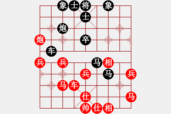 象棋棋譜圖片：手字應(yīng)手炮(3段)-勝-依你而為(6段)中炮右橫車對(duì)屏風(fēng)馬 紅巡河炮 - 步數(shù)：60 