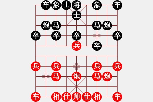 象棋棋譜圖片：弈天棋緣秋雨夜[-] - 蟲児飛 [1031424835] - 2009-02-13 1231 - 步數(shù)：10 