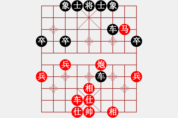 象棋棋譜圖片：杜朋飛(1段)-負(fù)-藝術(shù)大師(4段) - 步數(shù)：40 