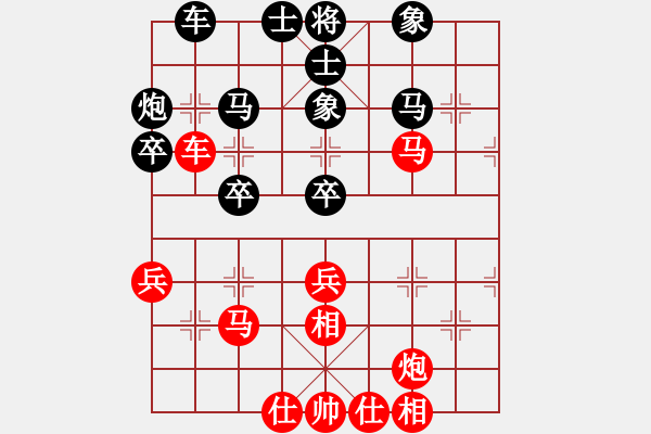 象棋棋譜圖片：碧血洗銀槍(人王)-勝-西白虎(月將) - 步數(shù)：40 