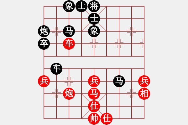 象棋棋譜圖片：重慶棋友會(2段)-勝-abbccc(1段) - 步數(shù)：50 