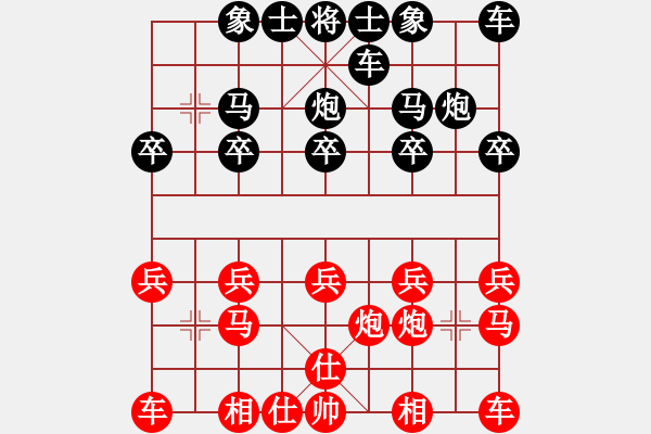 象棋棋譜圖片：悲歌O(∩_∩)O[1264628689] -VS- 橫才俊儒[292832991] - 步數(shù)：10 