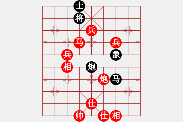 象棋棋譜圖片：B00 中炮局 PlayOK Game 10m 0s - 步數(shù)：110 