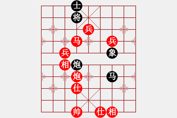 象棋棋譜圖片：B00 中炮局 PlayOK Game 10m 0s - 步數(shù)：113 