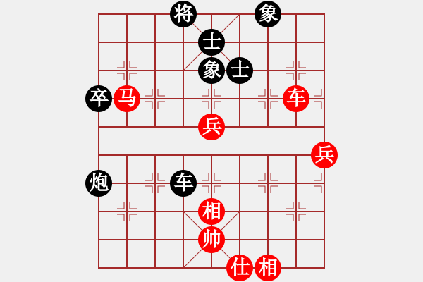 象棋棋譜圖片：一歲無心刀(人王)-和-小乖(日帥) - 步數(shù)：100 