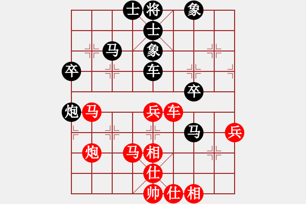 象棋棋譜圖片：一歲無心刀(人王)-和-小乖(日帥) - 步數(shù)：60 