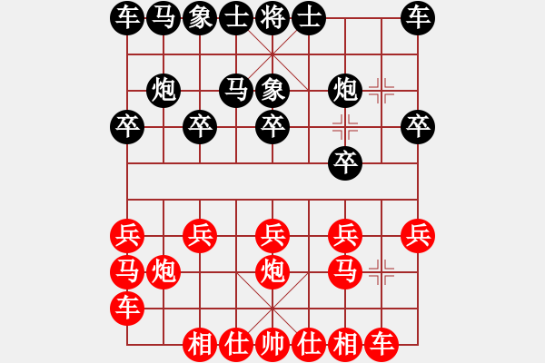 象棋棋譜圖片：狂(純?nèi)讼缕?[786969828] -VS- 笑看天下[1291038037] - 步數(shù)：10 