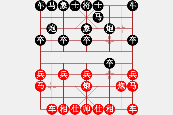 象棋棋譜圖片：六十四位飛刀研究，QQ1518260883 - 步數(shù)：10 