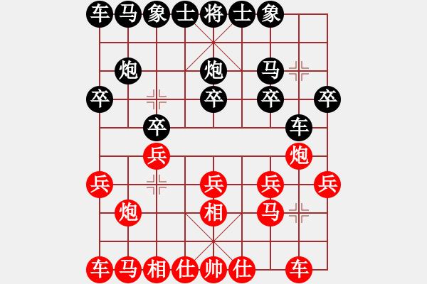 象棋棋譜圖片：瞧瞧看(7段)-和-尖銳濕疣(8段) - 步數(shù)：10 