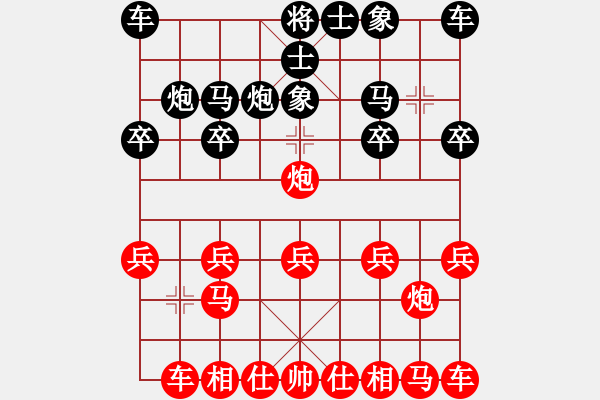 象棋棋譜圖片：空中飛[黑] -VS- 【中】摩西十戒[紅] - 步數(shù)：10 