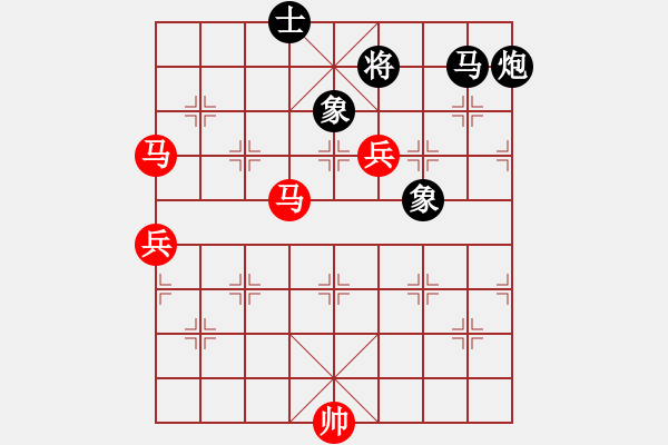 象棋棋譜圖片：棋局-2ak249P N - 步數(shù)：80 