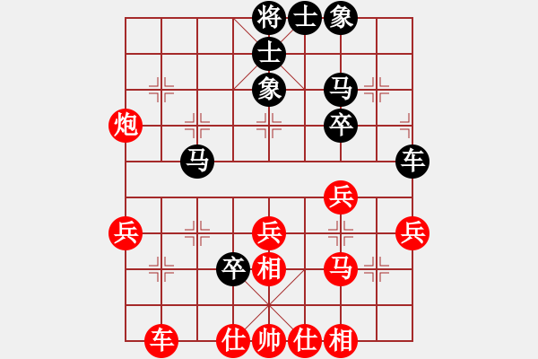 象棋棋譜圖片：劉放鳴先和譚開(kāi)宇20190615.pgn - 步數(shù)：40 