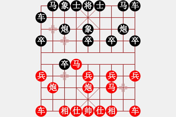 象棋棋譜圖片：山西實(shí)名聯(lián)盟 恩杰 先勝 白虎青龍 - 步數(shù)：10 