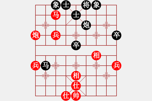 象棋棋譜圖片：虎落平陽(7段)-勝-有一點動心(4段) - 步數(shù)：60 