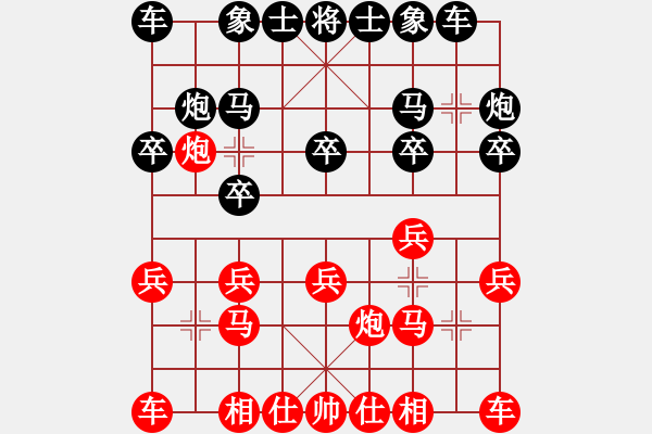 象棋棋譜圖片：滁州 王軍 勝 南京 袁福來 - 步數(shù)：10 