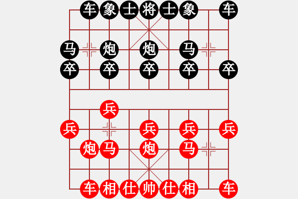 象棋棋譜圖片：李智屏 先勝 閻文清 - 步數(shù)：10 