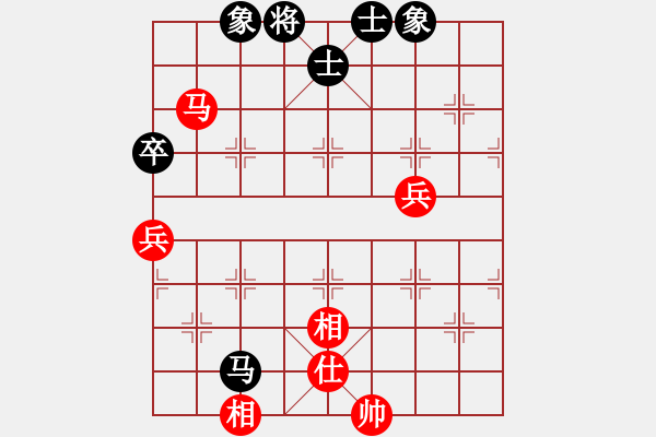 象棋棋譜圖片：棋棋是道(6段)-和-呼嘯山風(4段) - 步數(shù)：100 