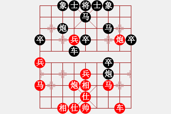 象棋棋譜圖片：齊魯八號(hào)(5f)-負(fù)-四海的龍(地煞) - 步數(shù)：40 