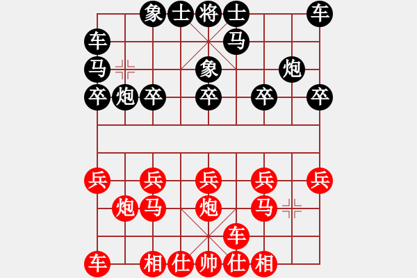 象棋棋譜圖片：湘南伍子豪(4星)-勝-一劍雙雕(風(fēng)魔) - 步數(shù)：10 