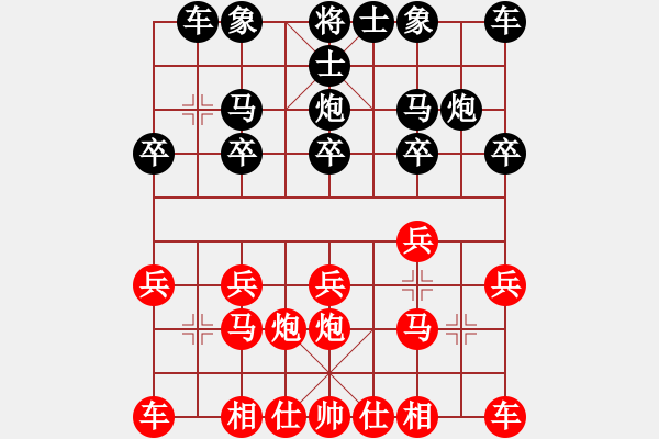 象棋棋譜圖片：翱翔竹房頭[857232548] 負(fù) 芳棋(純?nèi)讼缕?[893812128] - 步數(shù)：10 