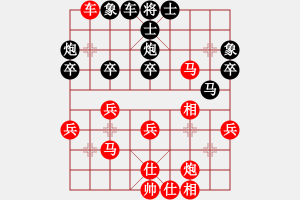 象棋棋譜圖片：bbboy002（業(yè)6-3） 先勝 純爺們（業(yè)6-1） - 步數(shù)：40 