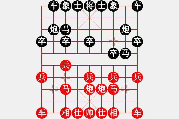 象棋棋譜圖片：王靖琪[475409871] -VS- 良友[935226766] - 步數(shù)：10 