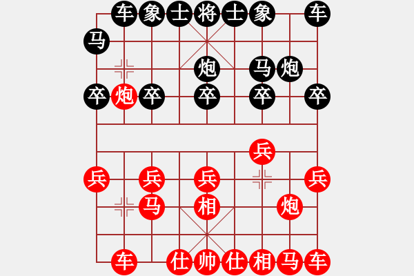 象棋棋譜圖片：弈雄(6段)-勝-藍(lán)調(diào)天地(8段) - 步數(shù)：10 