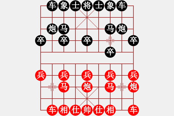 象棋棋譜圖片：兩頭蛇[406039482] -VS- 江之孤葉[1150954781] - 步數(shù)：10 