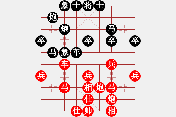 象棋棋譜圖片：第六輪 寧夏 謝國豫 先勝 河南 李衛(wèi)名 - 步數(shù)：40 