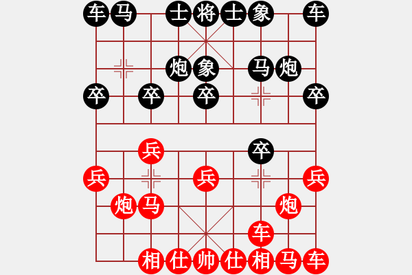 象棋棋譜圖片：付金請(qǐng)醉 勝 股民 - 步數(shù)：10 