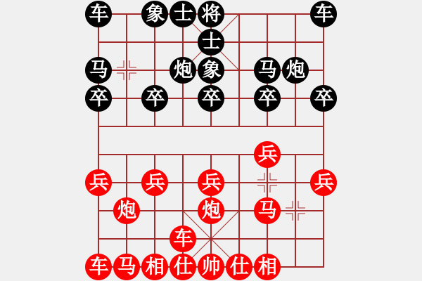 象棋棋譜圖片：中國象棋五分鐘對弈太守棋狂先勝棋手12565 - 步數(shù)：10 