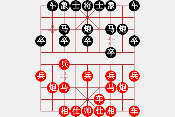 象棋棋譜圖片：青梅煮馬(9星)-負(fù)-濰衛(wèi)校甄(6星) 2014年11月1日 15點26分 - 步數(shù)：10 