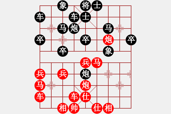 象棋棋譜圖片：《較量局形，比拼意志！》genmed【先負(fù)】寧波戚文卿(2015-4-15弈于大師網(wǎng)高級(jí)棋室) - 步數(shù)：40 