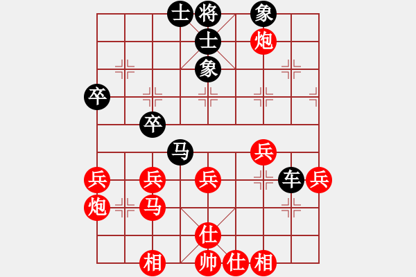 象棋棋譜圖片：東莞鳳崗陳琳琳 紅先負 石龍葉佩玲 - 步數(shù)：40 