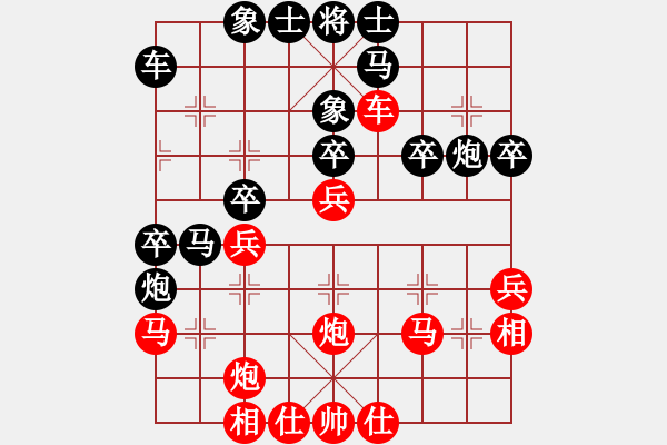 象棋棋譜圖片：zoushoubi(3段)-勝-寶貝小豬(5段) - 步數：40 