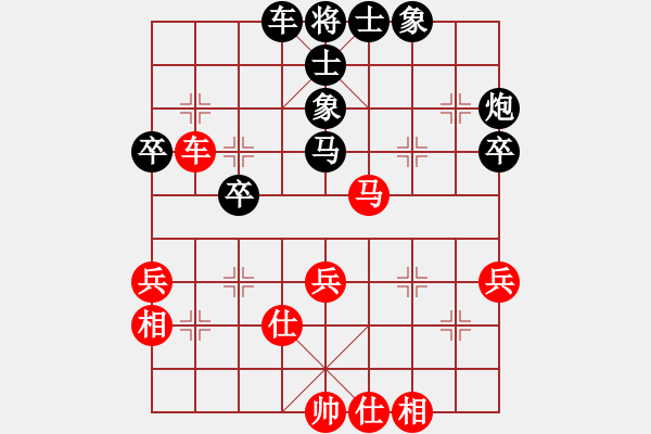 象棋棋譜圖片：純?nèi)松先A山(9星)-負-神秘高手(9星) - 步數(shù)：40 