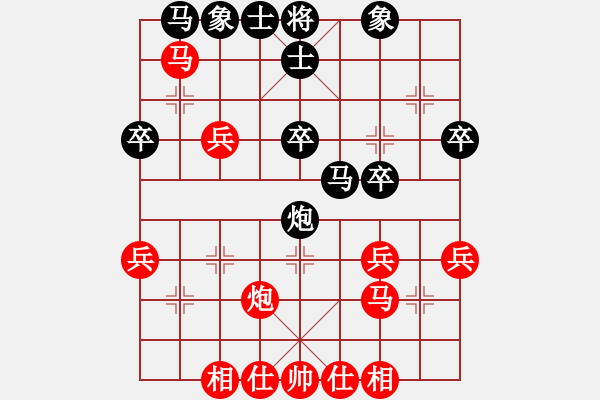 象棋棋譜圖片：烽火先負(fù)雷霆 網(wǎng)絡(luò)比賽 - 步數(shù)：30 