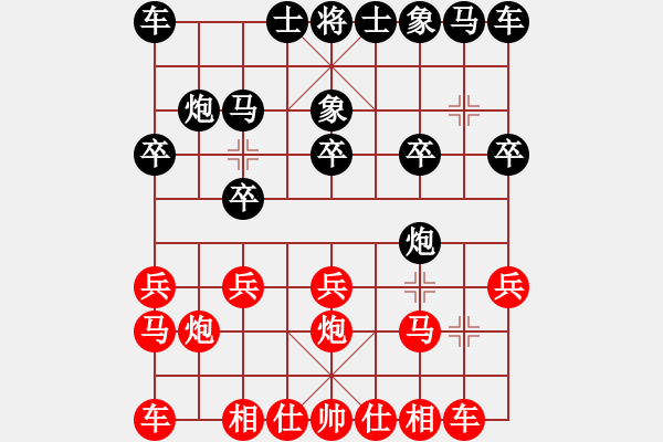 象棋棋譜圖片：梁山索超(電神)-負-風雅(無極) - 步數(shù)：10 