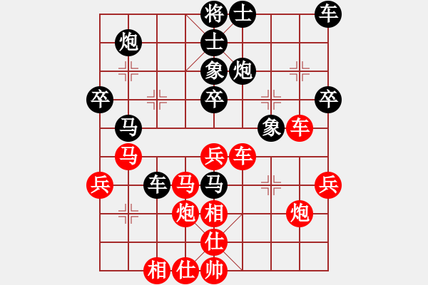 象棋棋譜圖片：蟲(chóng)魂(7段)-勝-蓑煙雨(7段) - 步數(shù)：40 