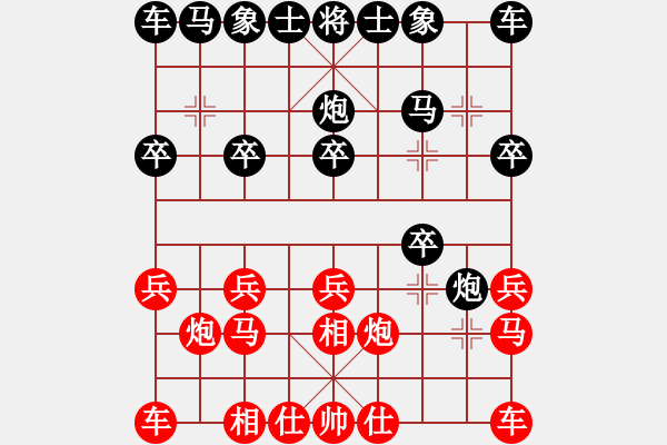 象棋棋谱图片：洪声（红先负）许波.XQF - 步数：10 
